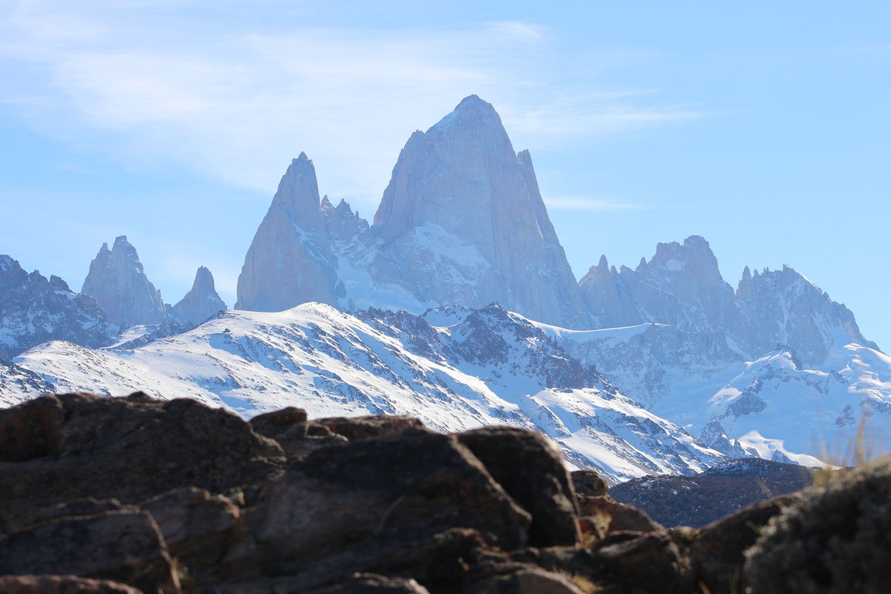 El monte Fitz Roy, El Chaltén, Patagonia argentina